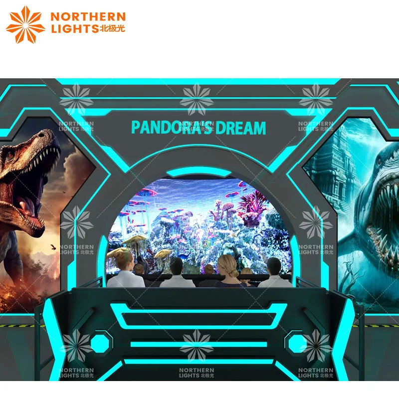Northern Lights Orbit Cinema Project Virtual reality Ocean Park  4D Movie Cinema  Equipment For Sale