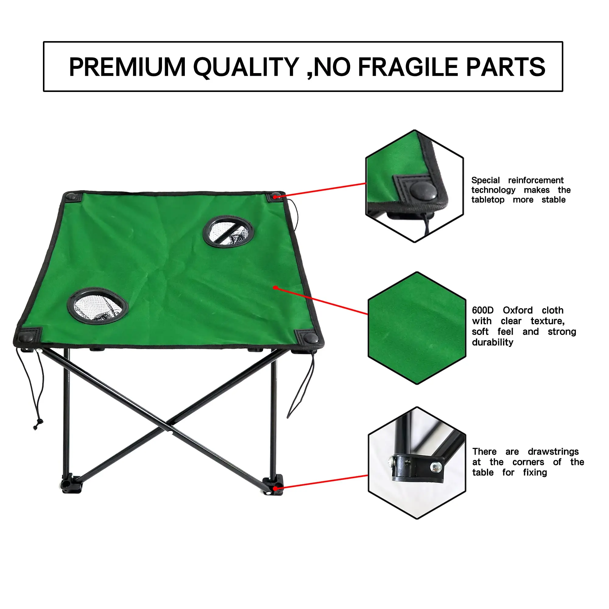 Customized Foldable aluminum Outdoor Camping  Folding Table With Carry Bag outdoor portable table