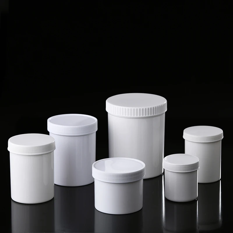 100ML  250ML   500ML  1000ML Small Volume Plastic Packaging Bucket 1000ml 1 Litre Clear PP / PE Material Package Tub With Lid