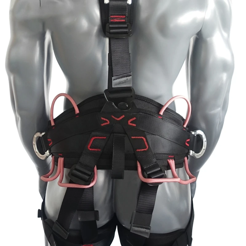 Waist Safety Belt Har Safeti Fall Protection Arnes De Seguridad Rapel Safety Belt Full Body Harness Multi-tooth Ring protection