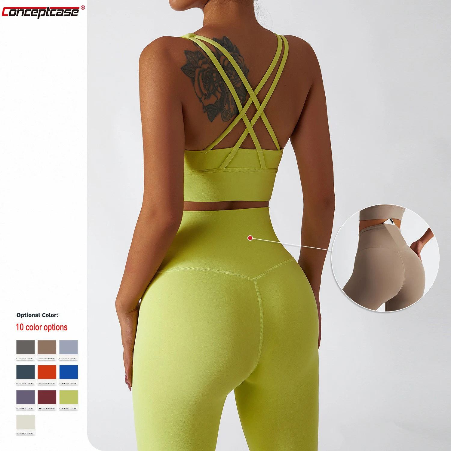 Новинка 2022, спортивная одежда Ropa Deportiva на одно плечо для фитнеса и тренировок, Женская Спортивная одежда для подтяжки бедер, йоги и активного отдыха, женские комплекты одежды для активного отдыха