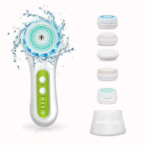 Electric Facial Cleansing Brush Usb Facial Brush Cleaner Sonic Silicone Facial Waterproof Vibrating Electric