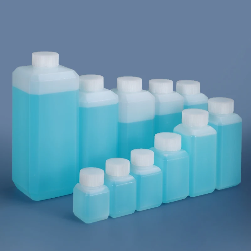 Wholesale Plastic Bottles Biodegradable 250ml Reagent Square HDPE Bottle for Packing