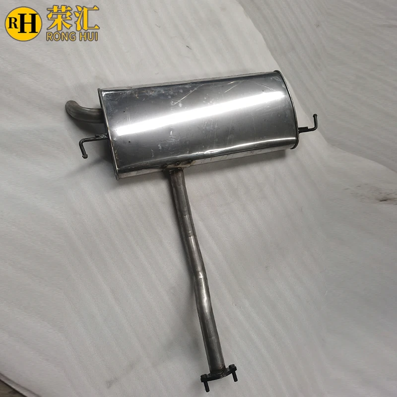 RONGHUI High Quality Exhaust Rear Muffler for 2011 2012 2013 Hyundai Tucson 2.0L 2.4L fits Kia Sportage 2.4L Hyundai IX35