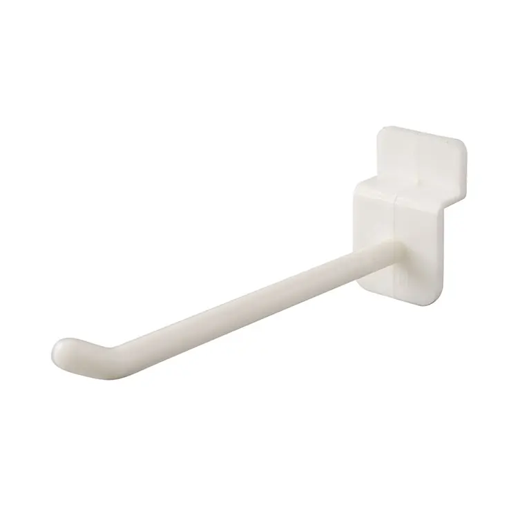 Hot Selling Shop Shelf Fittings 3.3mm wire Plastic Display slatwall hook light duty for garage