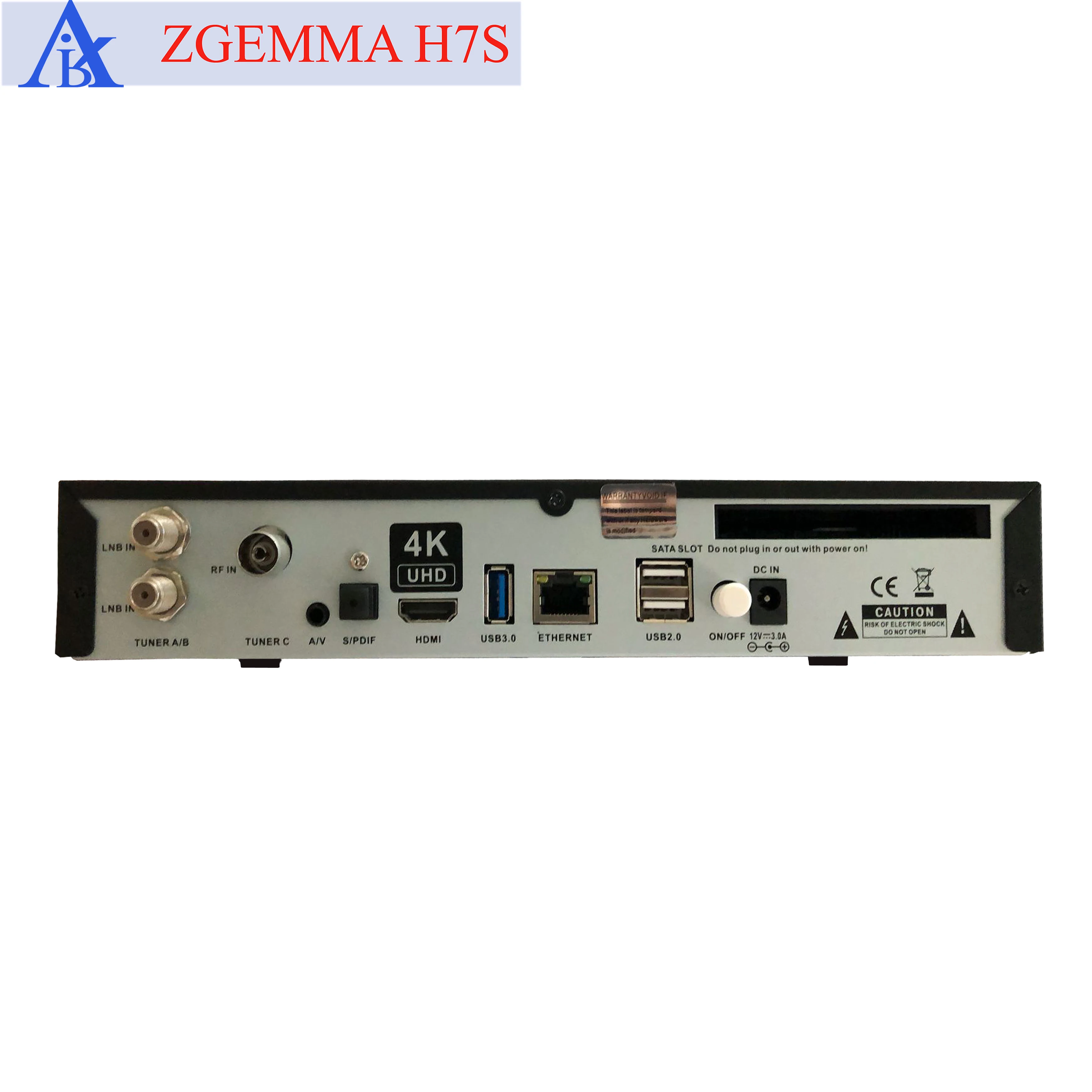 2*DVB S2X +DVB T2/C Factory price good quality 4K ZGEMMA H7S Satellite receiver Linux OS set top box