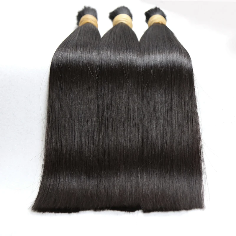 Top quality INDIAN human hair 30 inches 1kg no weft raw human hair bulk