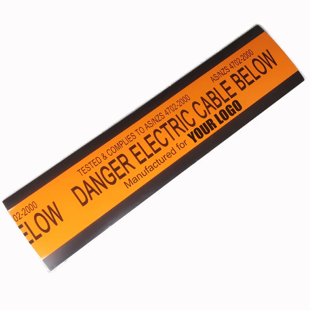 HDPE Protection Cable Covers LDPE electrical plastic cable tiles underground warning protection plate