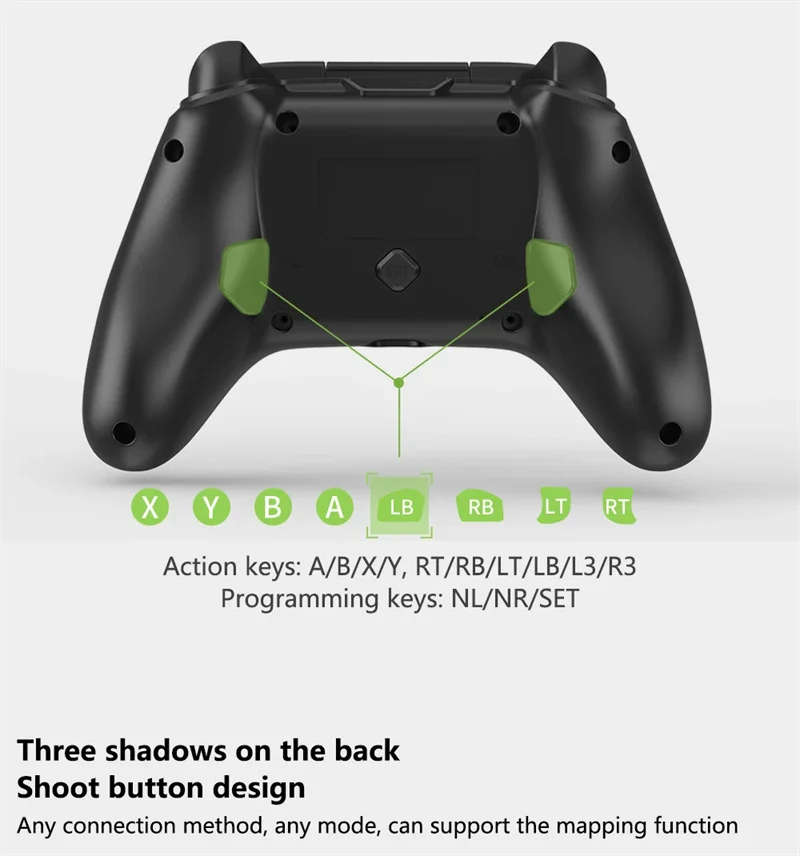 2.4G Wireless Xboxone PS5 Joystick Wireless Gamepad XboxonesXElite XboxSeries Joysticks PC USB Twin Shock Game Controller