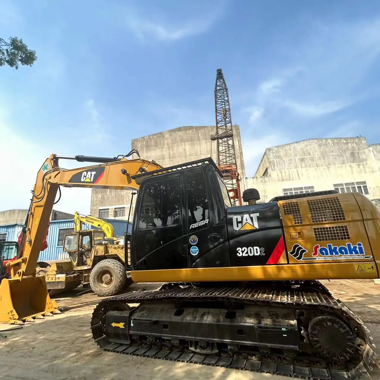 Б/у хорошее качество Подержанный тяжелый Cat320d2 320d 320d2l экскаватор гусеничный CAT330
