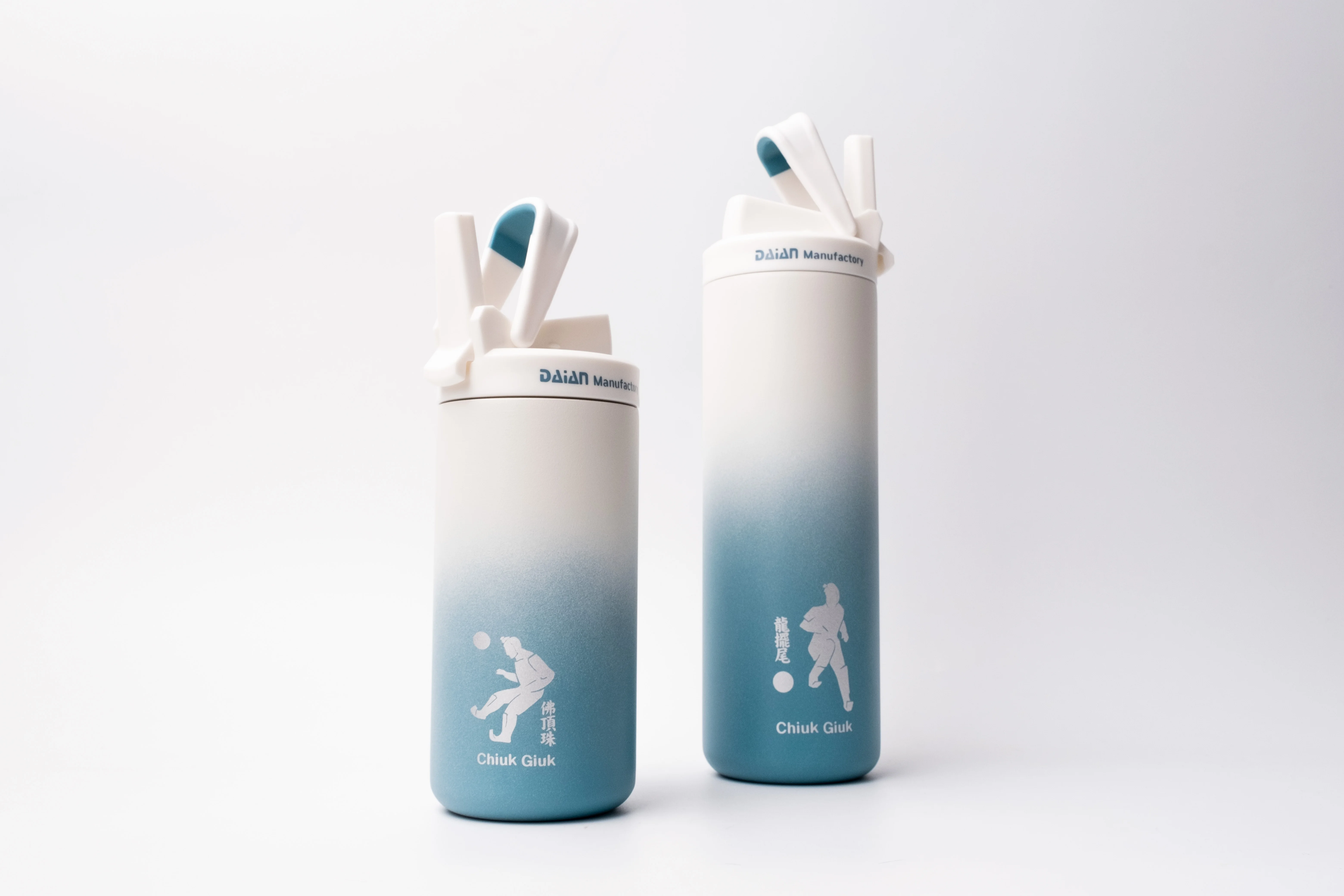 Luxury Family Parent Offspring Gift Set Stainless Steel Vacuum Flask Thermos With Straw Lid Applicable To Dishwashers