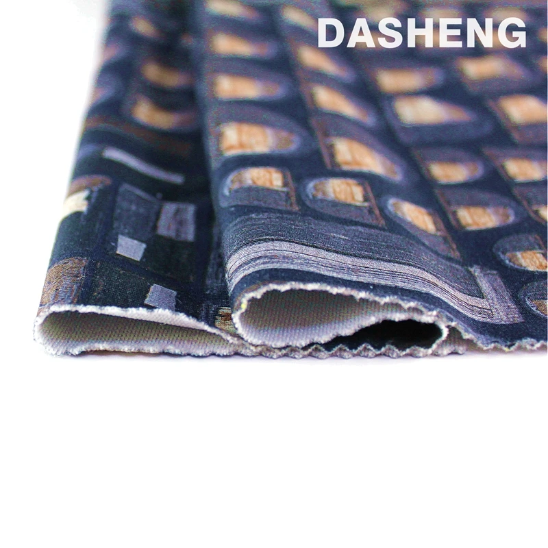 Wholesale Design Printed Melange 95%Polyester 5%Spandex French Terry Fabric for Clothing