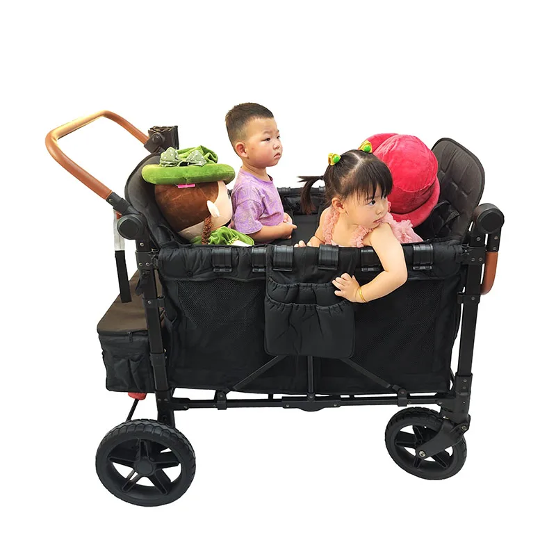 folding utility stroller wagon cart collapsible folding outdoor utility picnic camping wagon cart for beach picnic camping 12kg