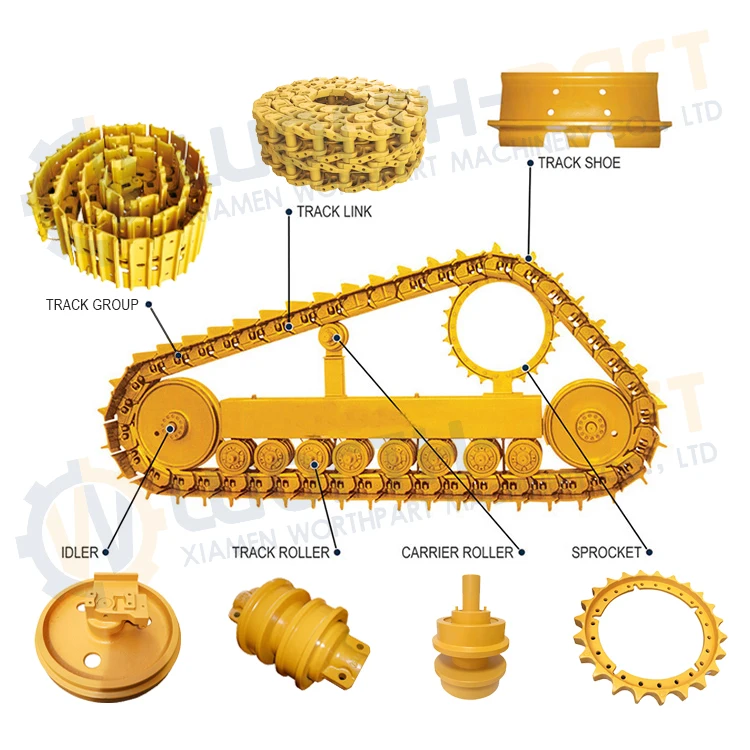 Cat D6R Dozer Double Flange Track Roller Bottom Roller Low Roller Cr4298 Cr6089 120-5766 125-4176 288-0935 6T0727 6T4861 7T4107