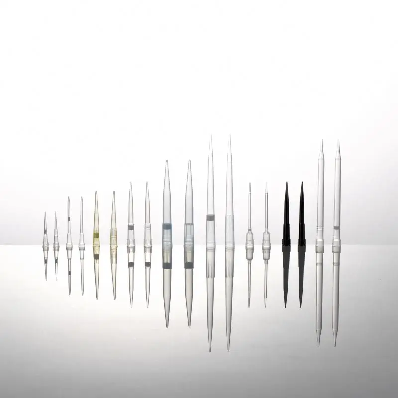 Ivd consumables pipette tips blue yellow white for Gilson