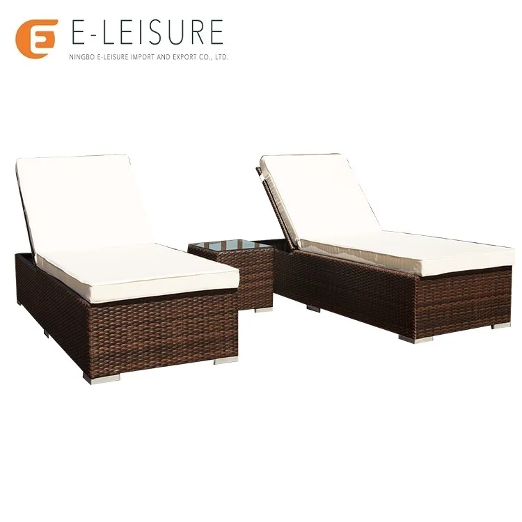 
Outdoor leisure furniture hammock swing chair Beach chairs sun lounge rattan set 