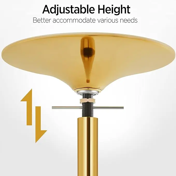 Gold Sports Entertainment Pole for Dancing