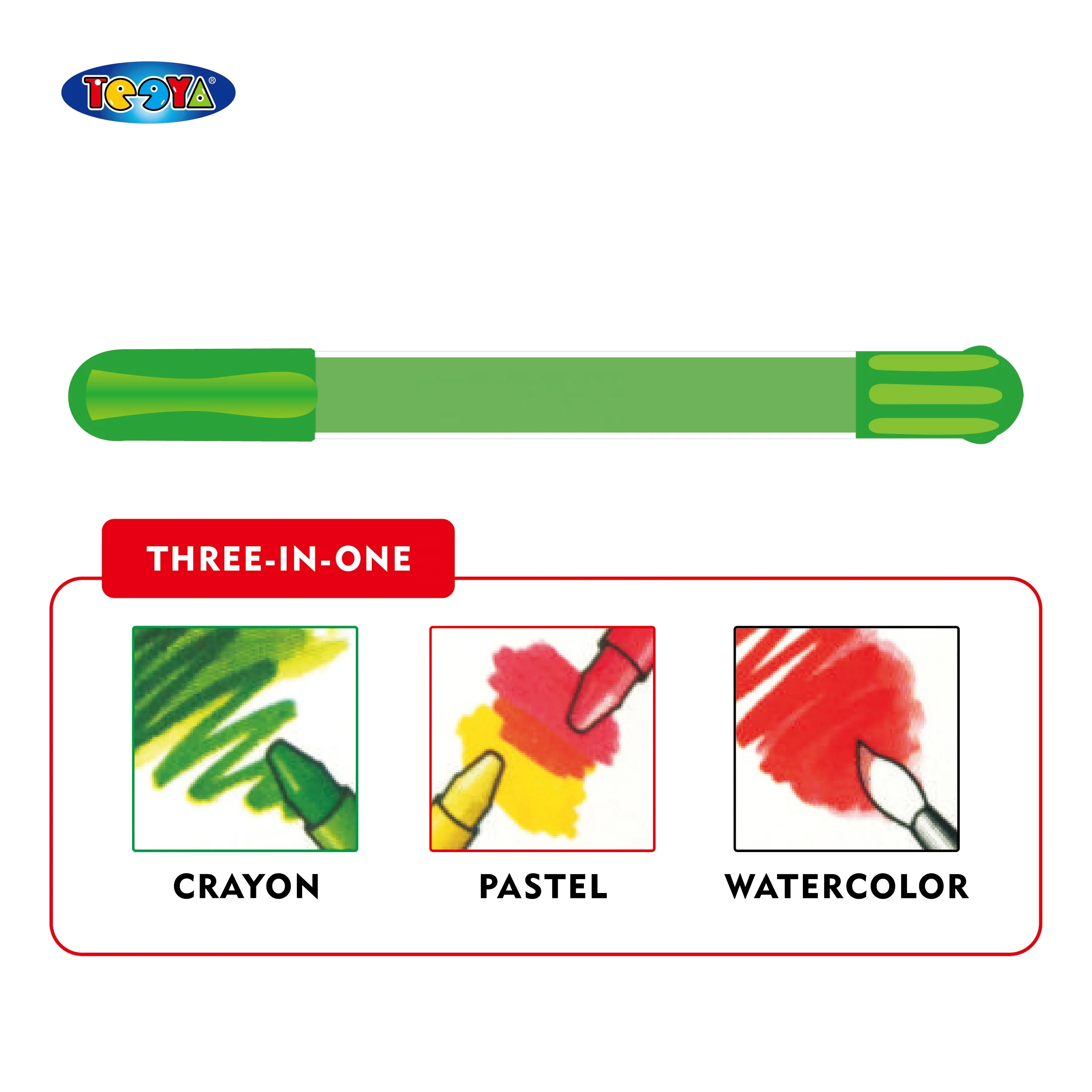 12 COLOR SILKY CRAYON SET IN PP BOX