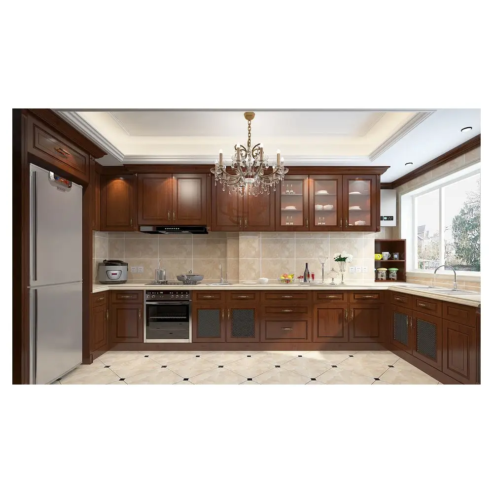Orient High Quality  Kitchen Integrated Accessories PVC kitchen Cabinets Designs Cuisine and Other kitchen Furniture Wooden