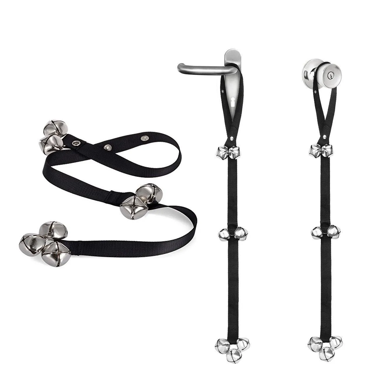 Bell pendant pet doorbell rope training dog going out alarm bell lashing Guide dog training doorbell