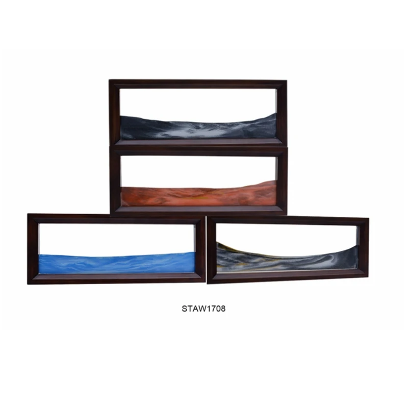 Graceful Hourglass Ornaments glass frame moving sand art dynamic sand Pictures for desktop