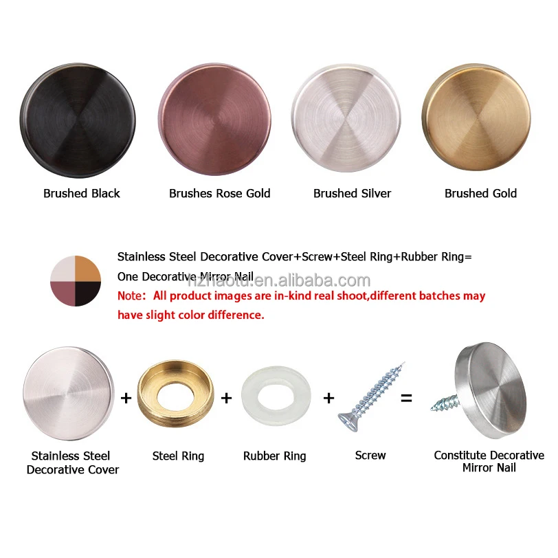 Hot Selling Oem Available Decorative Screw Covers Decorative Metal Screw Cover