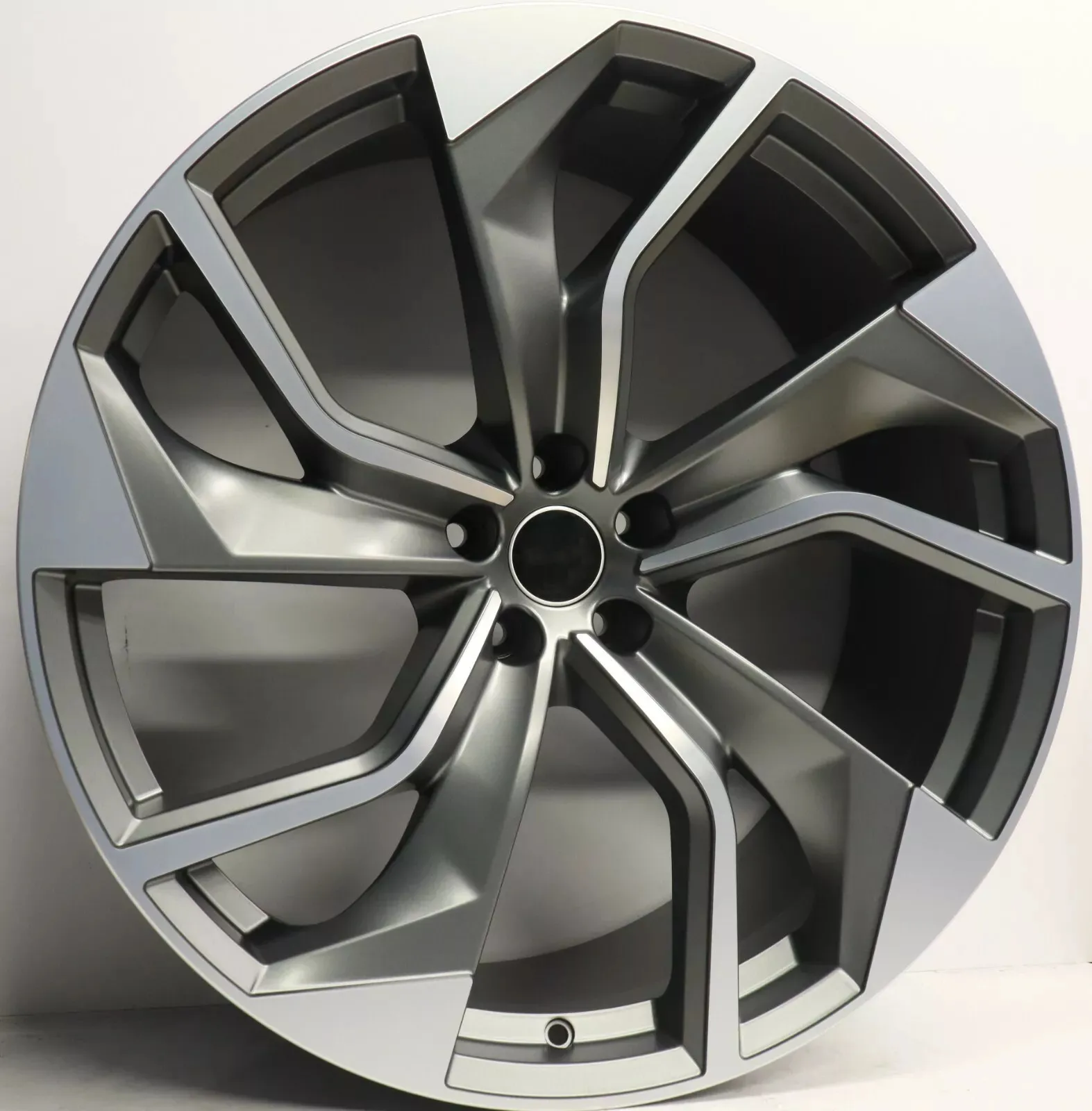 Cheaper Price 17 18 19 20 21 22 inch Car wheels Matte/HYPER BLACK 5*112 Passenger Muti-Spoke Alloy Car Rims