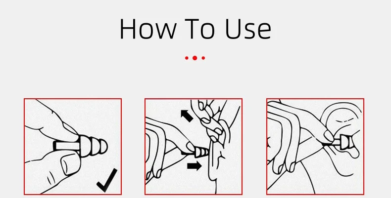 Reusable Soft Snoring Earplug Ear Protection Travel Sleeping Pocket Study Earbuds