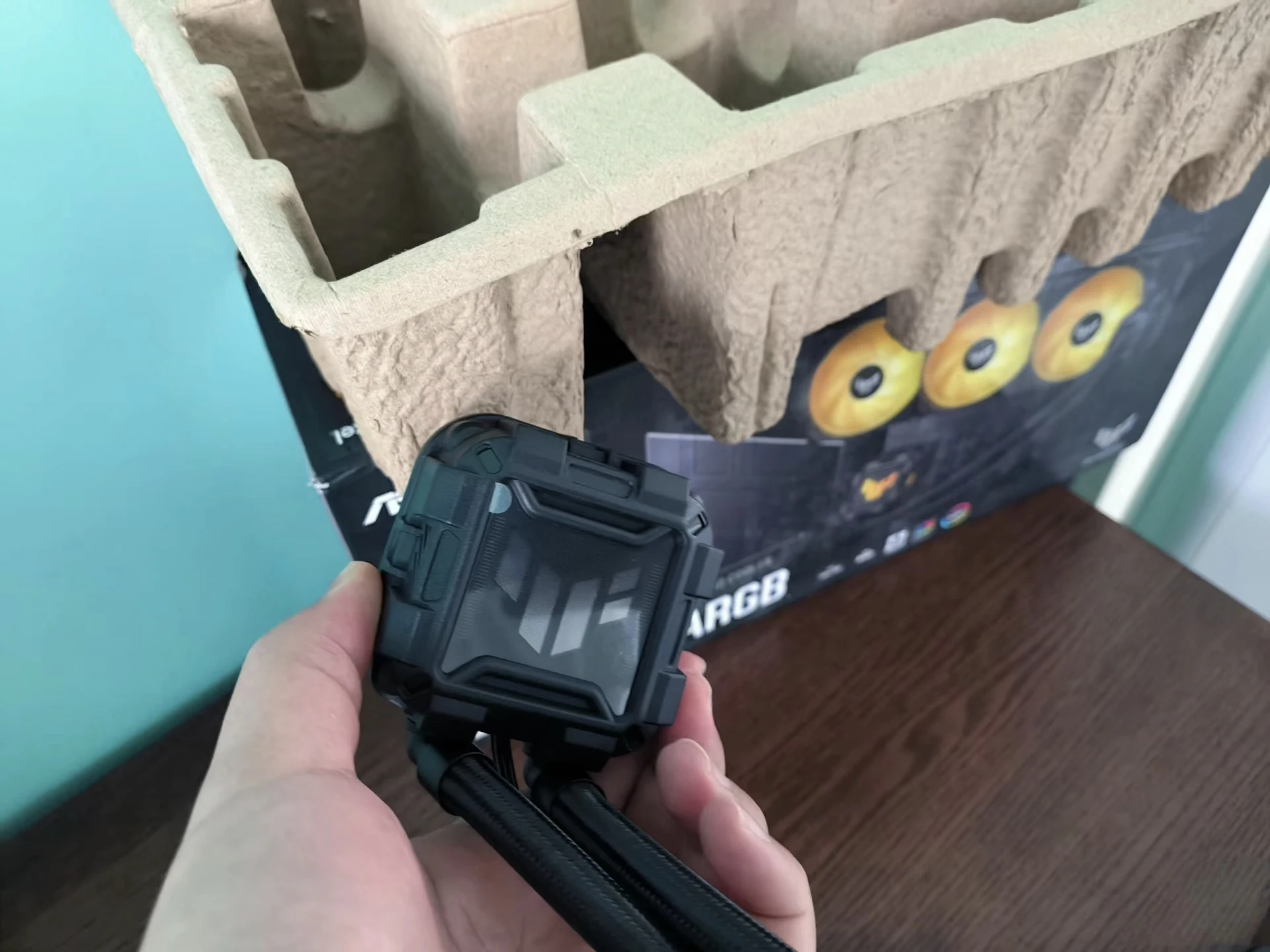 Хорошая цена кулер для процессора TUF GAMING LC два 360 ARGB разъем жидкостный компьютера