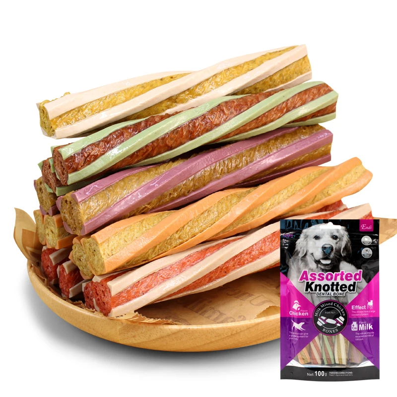 Pet Treat Manufacturer Private Label Dog Chew Stick Dog Dental Snack Natural Dog Bones Pet Chews SnacK