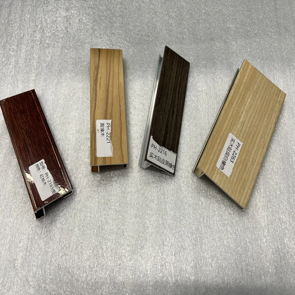 Wood Color Picture Frame Aluminum Photo Frame Factory Home Decoration Aluminium Profile for Mirror Frame