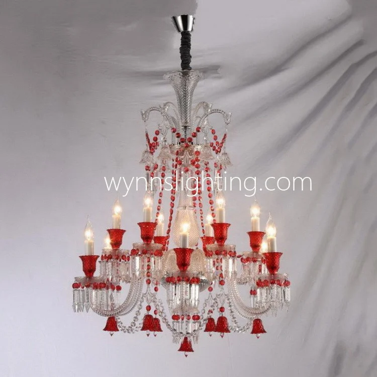 Bacarat Luxurious crystal hanging lamp CE ROHS lighting European classical chandelier for home house hotel restaurant wedding