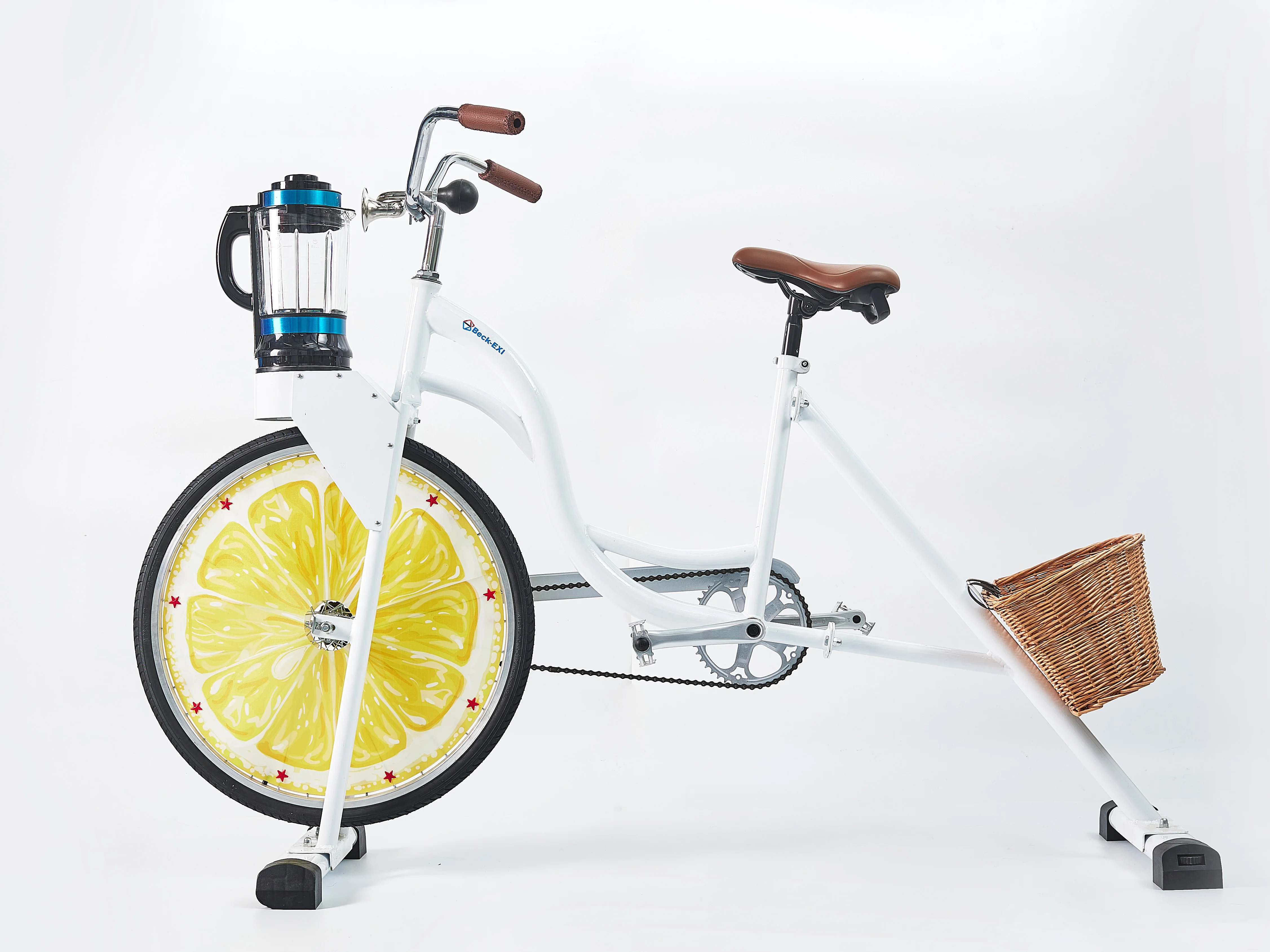 EXI commercial non-electric orange juice machine/smoothie blender chopper bicycle