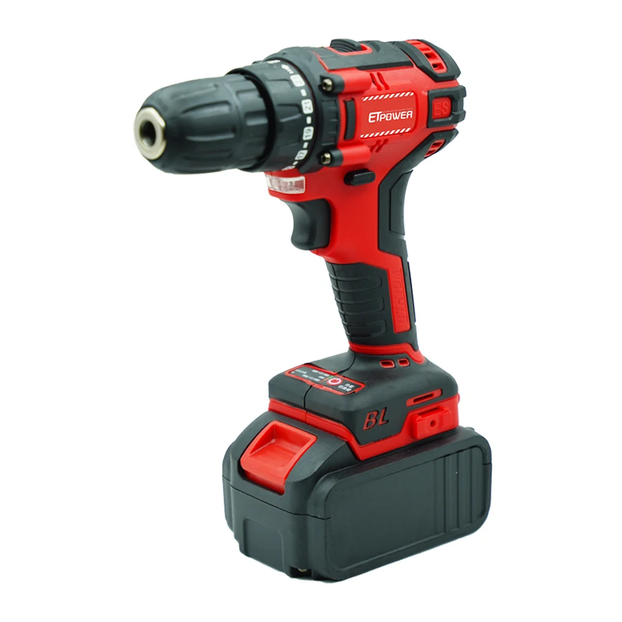 10mm 21v Brushless cordless drill driver with 2 batteries