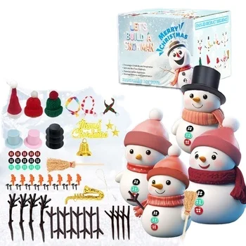 2025 New Christmas Snowman DIY Handmade Clay Festival Gift