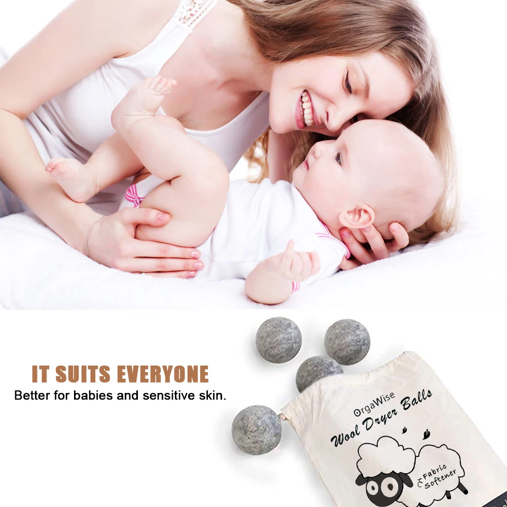 
Luxurious 7cm 100% Australian Wool Organic Felt Laundry Wool Dryer Ball 