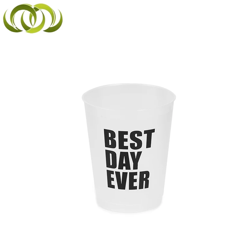 High Quality Custom Various Size Reusable Unbreakable Plastic PP Stadium Drinking Cup