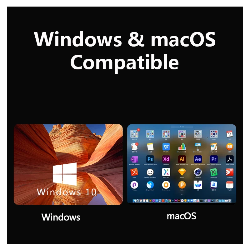 FOPO new size 14 inch triple portable monitor for laptop extender dual display 1080P FHD IPS screen