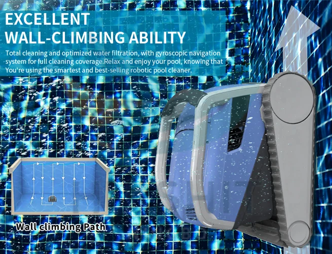 Swimming Pool Cleaning Made Easy with CM 600 Intelligent Robot Cleaner