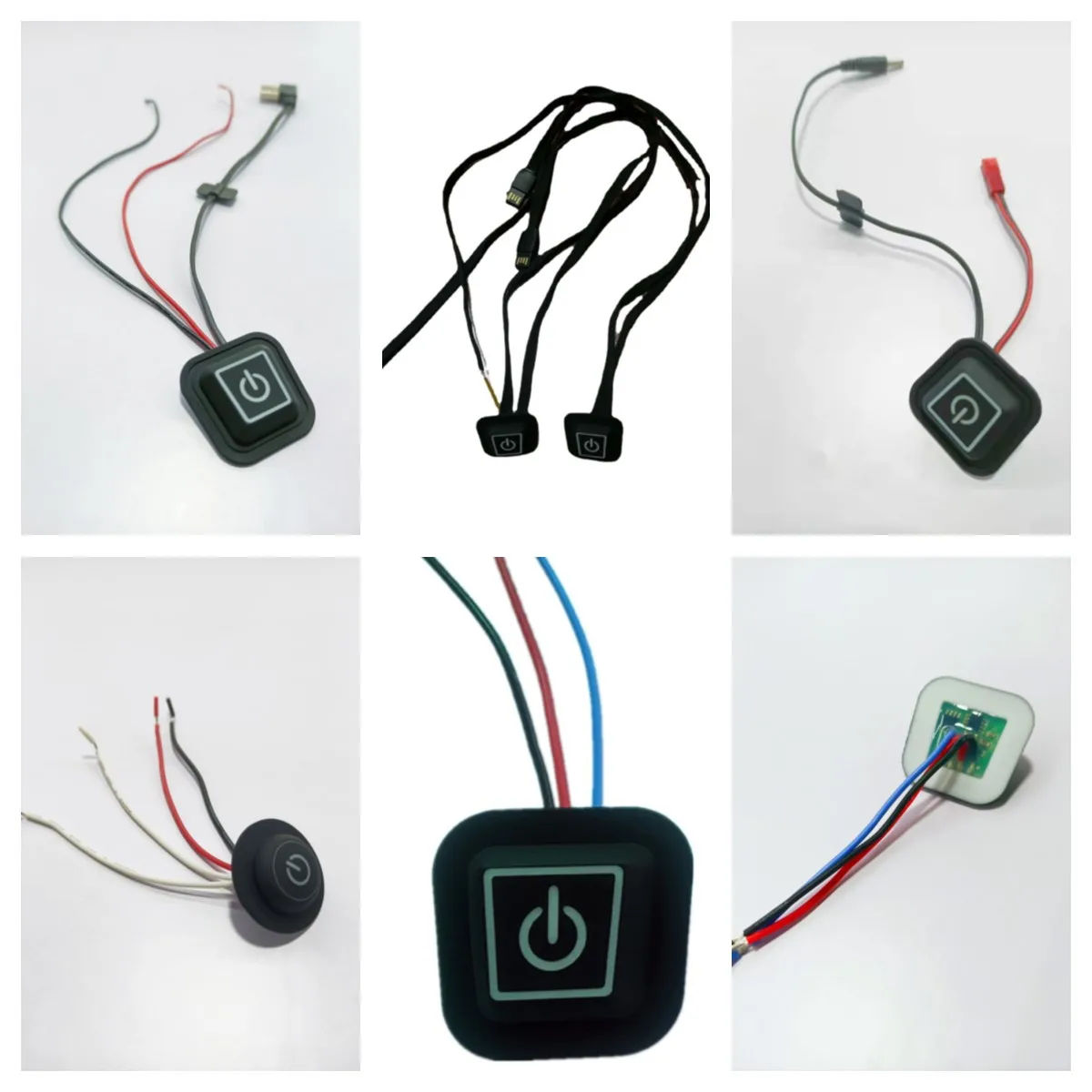 Temperature control for heating system wire connector USB intelligent temperature control silicone waterproof intelligent switch