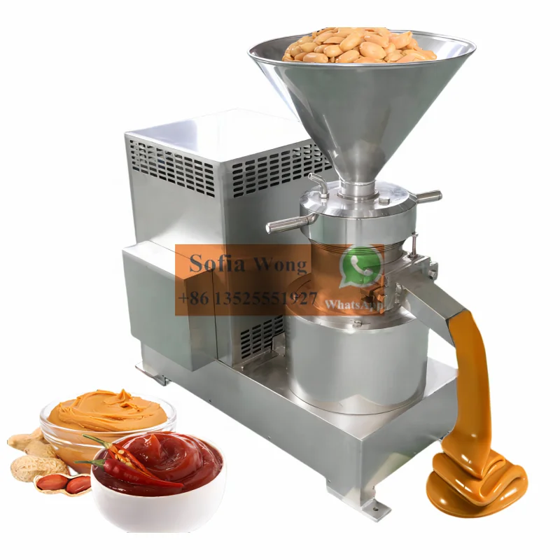Industrial and household colloid mill sesame peanut butter grinding machine Tahini Grinding