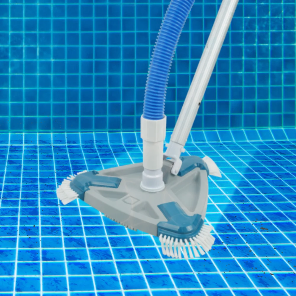 BN Swimming Pool Supplier Flexible Triangular Vacuum Cleaner Brush Head for above ground pool