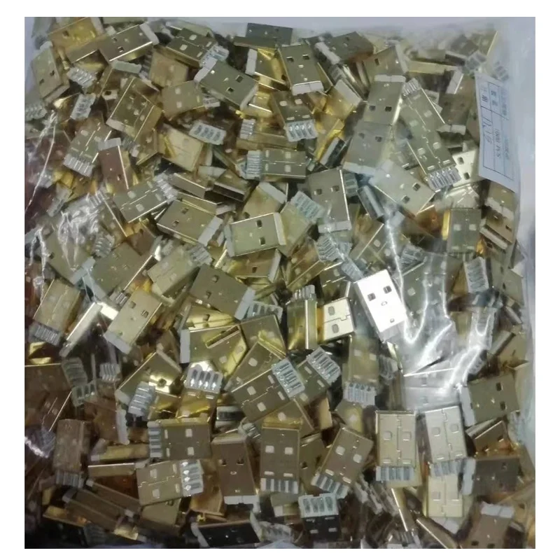 Cellphone Accessories Gold Plated Connector Metallic for Yarn Charging USB Data Cable Line for Mobile Phone