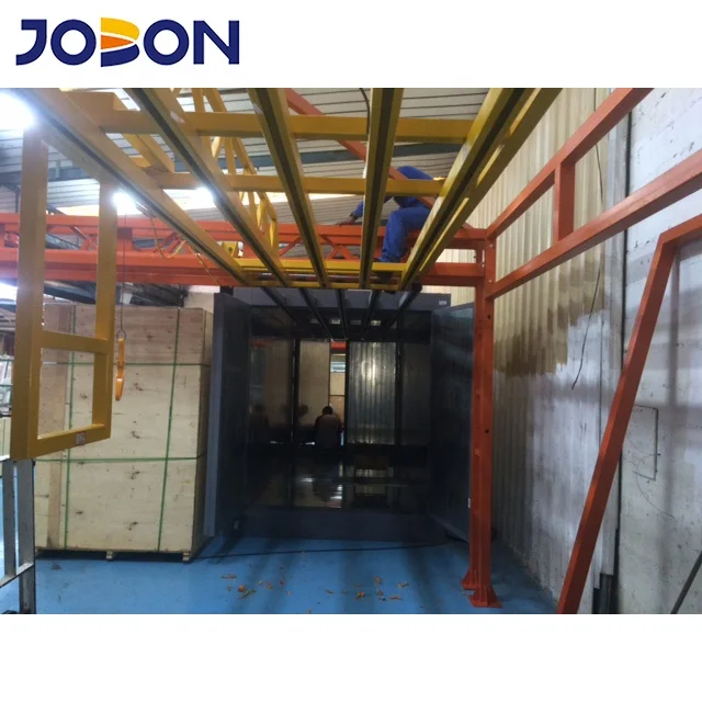 Transverse Powder Coating Line Advanced Technology Manual Electrostatic Powder Spraying Line