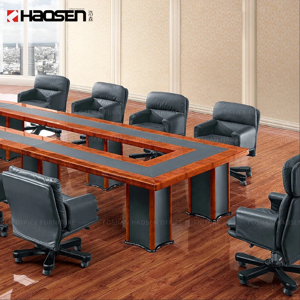 68013C classic quality Red-brown Multiplayer conference office meeting table chair
