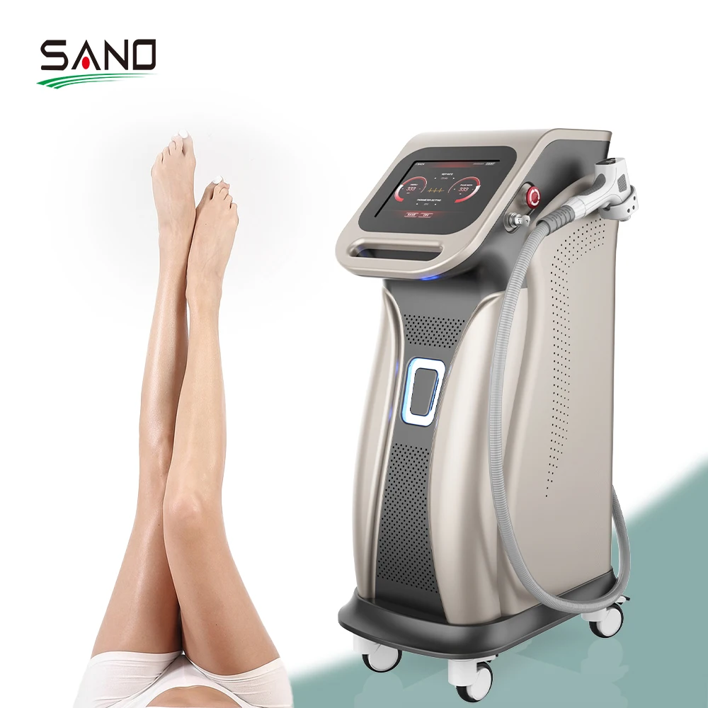 Vertical Alexandrite Laser 808 755 1064Nm Laser Hair Removal Permanent Diode Laser Hair Removal