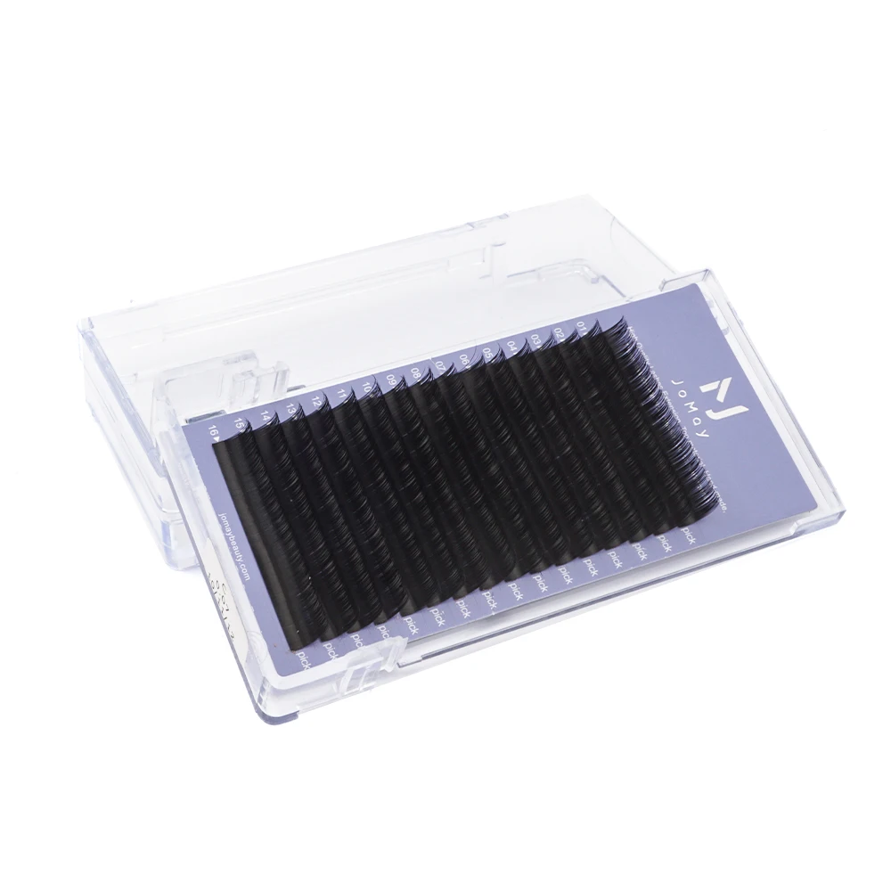 JoMay Wholesale Private Label Lash Beauty Camellia Blooming Eyelash Mixed Length Lash Extension Trays