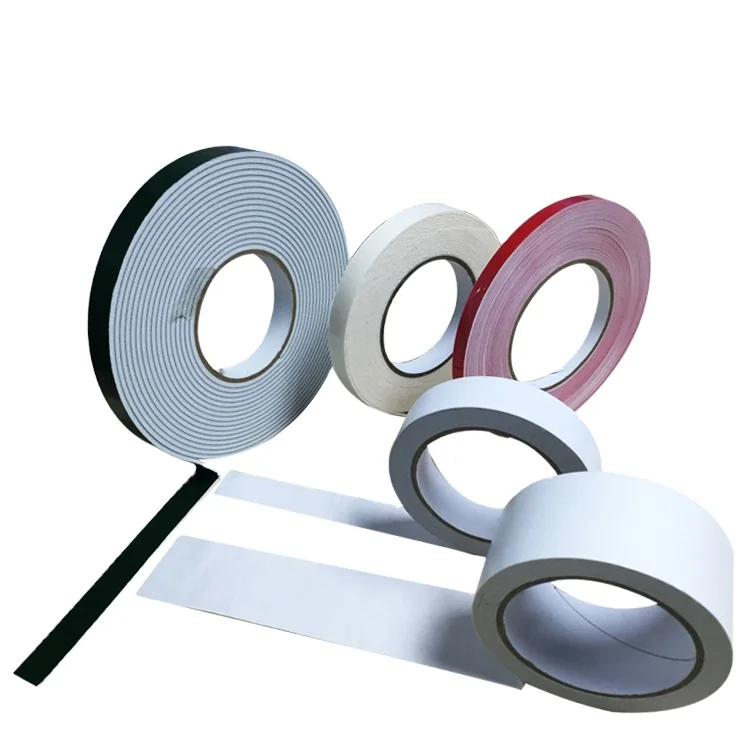 High temperature PE hotmelt both sided adhesive tapes EVA rubber foam double side tape