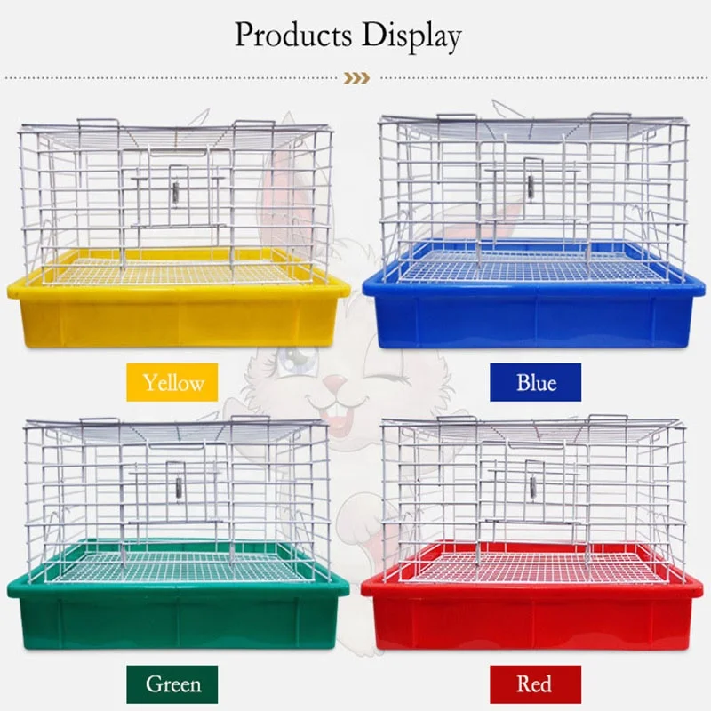 Anti Leakage Urine Portable Pet Cage Rabbit Cage