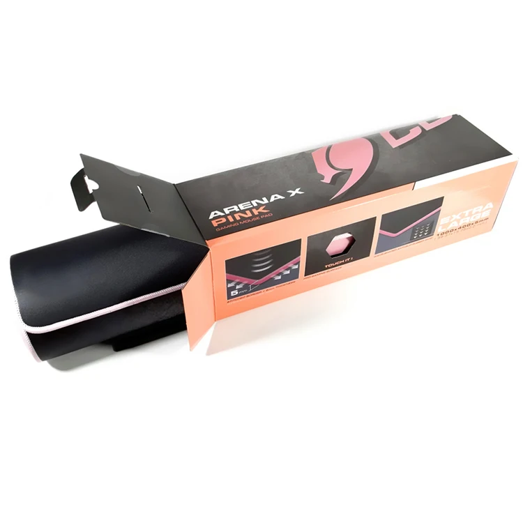 Custom logo printing cardboard computer mouse pad packaging box for mouse pad packaging